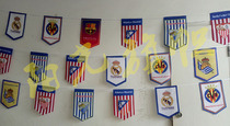 Customized Football Club football team flag bar decoration can be customized content LOGE flag