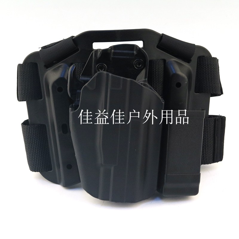 Tactical quick-draw pistol holster 1911 M92 P226 P1 Glock G17 G18 universal thigh sleeve waist sleeve