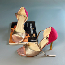 Pro Dancer professional hard cowhide sole Italian lambskin Argentine tango social dance shoes