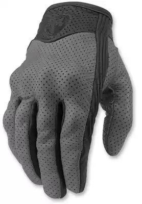 Rough Road perforated mesh sheepskin motorcycle gloves gray Black Summer Knight gloves racing gloves
