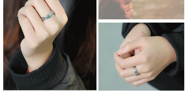 Bague mixte en Argenterie - Ref 3086934 Image 22