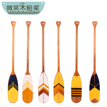 Creative retro decoration decoration restaurant bar interior decoration 1 2 m solid wood wall hanging piece decoration boat oars