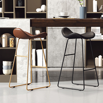 Modern minimalist bar chair Nordic high stool home bar stool high net red bar stool front chair bar chair