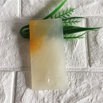 Natural Yellow Dragon Jade Ping An No Things Brand Pendant Hands Play Fashion Men and Women Couple Neck Jade Pei