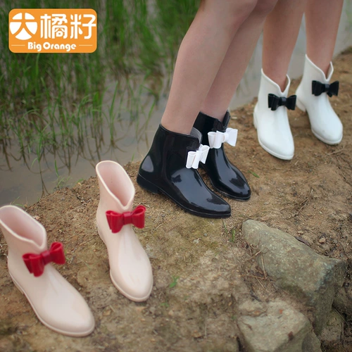 Туфли, сапоги, зимние модные нескользящие утепленные бахилы, средней длины