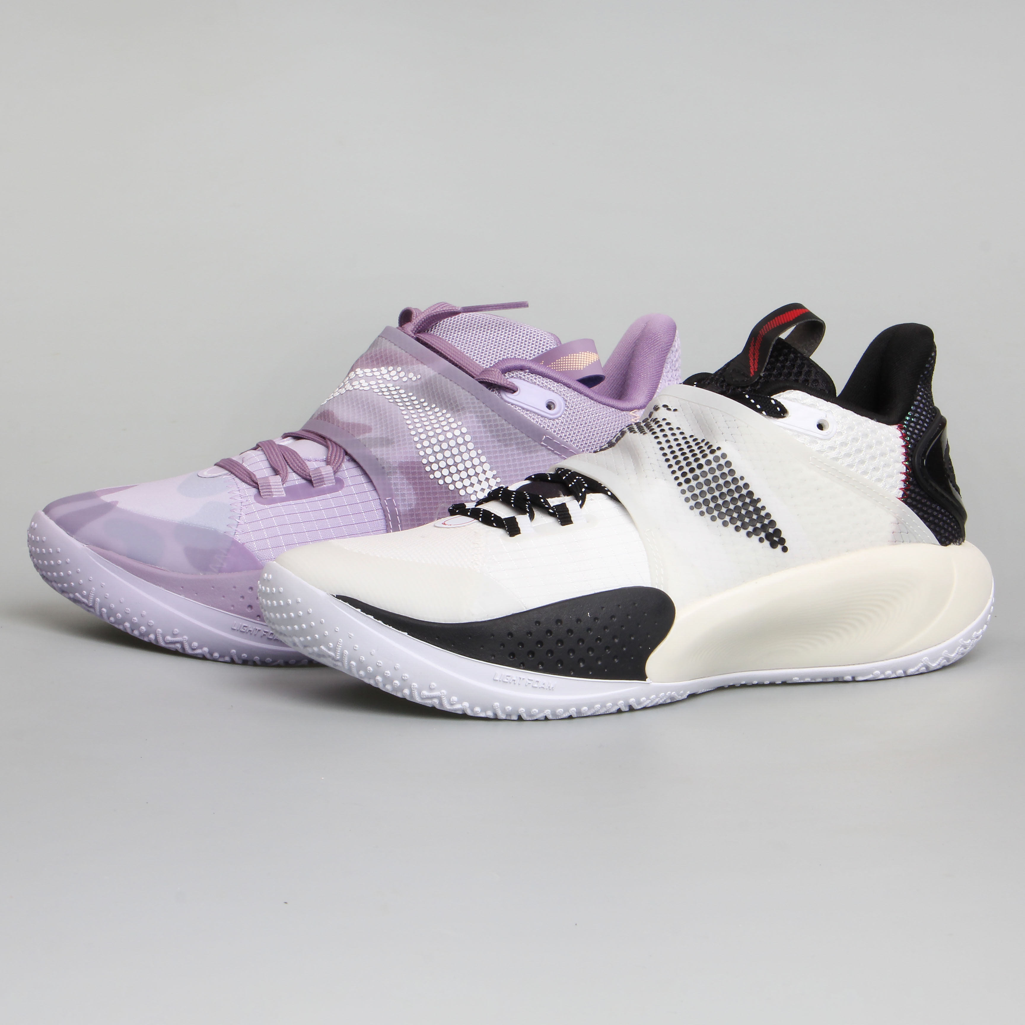 Li Ning Basketball Shoes 2021 Sound Speed 9 Cotton Candy Ice Cream Man Real Fight Breathable Basketball Court Ground Shoes Sneakers