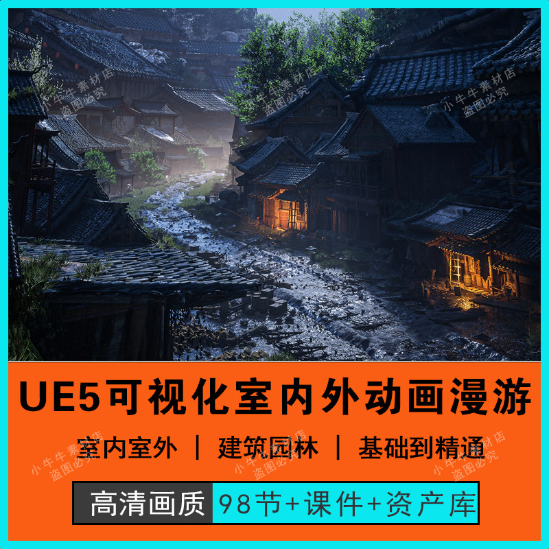 2025年虛幻UE5建築可視化室內外交互動畫漫遊基礎入門到精通教程-淘寶Taobao | 天貓Tmall