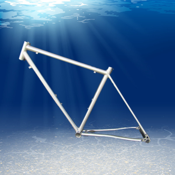 Quality titanium frame titanium alloy road frame mountain bike frame titanium alloy handle titanium alloy road vehicle off-road