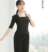 Черный средний рукав