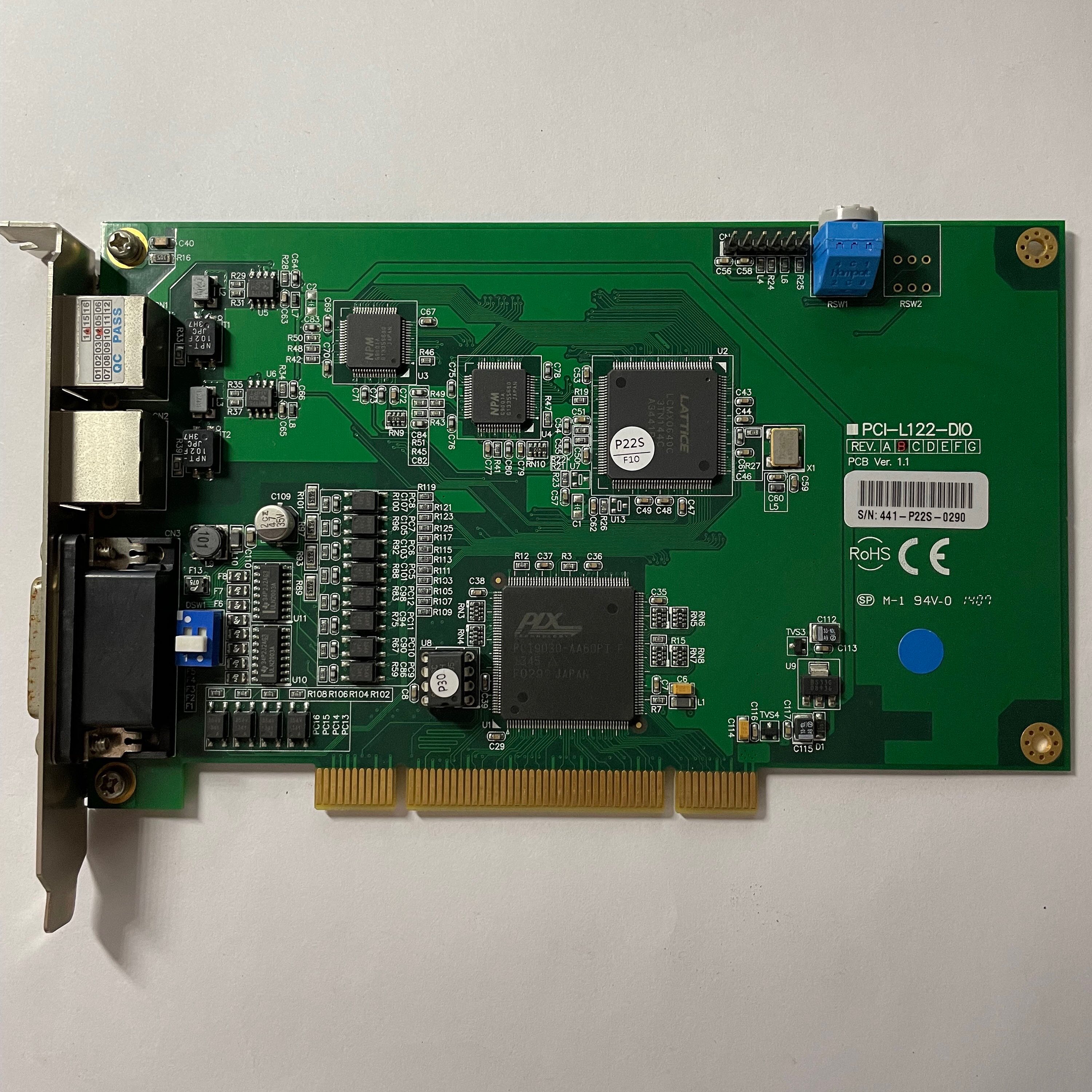 Delta high-performance motion control card PCI-L122-DIO physical shooting fineness new