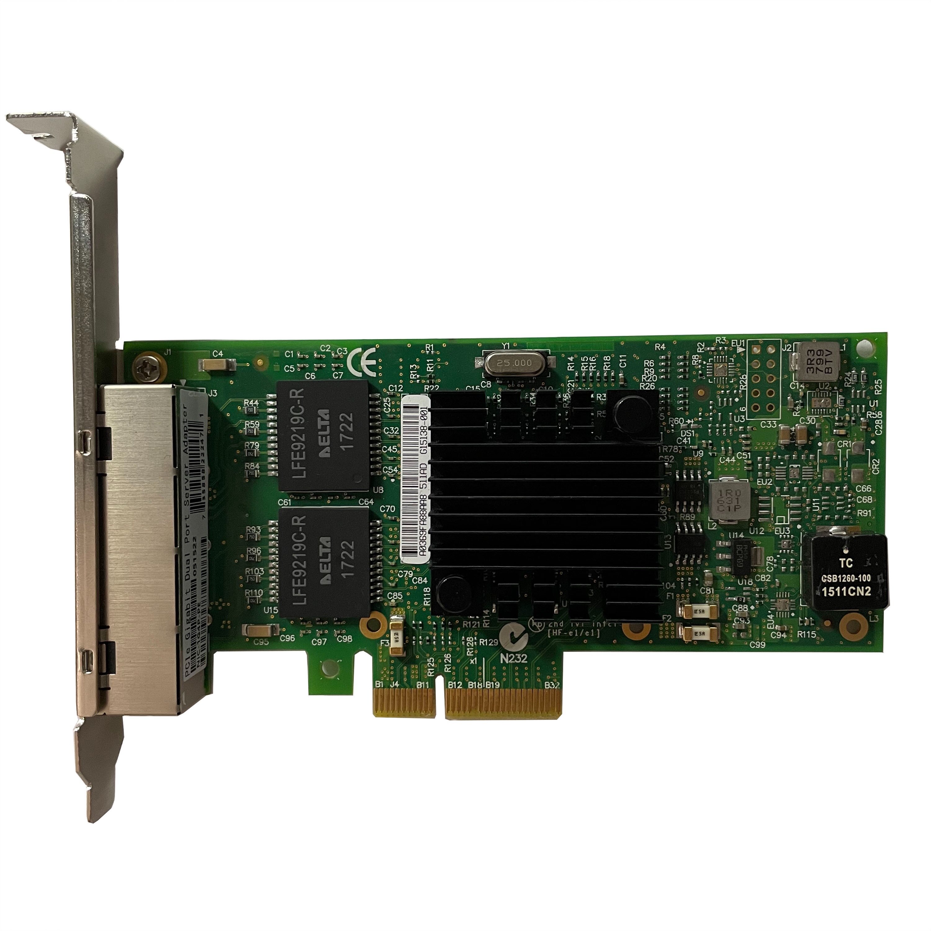 NIC-1G4P-PE four-mouth one thousand trillion server Internet interface card in kind to shoot the new spot