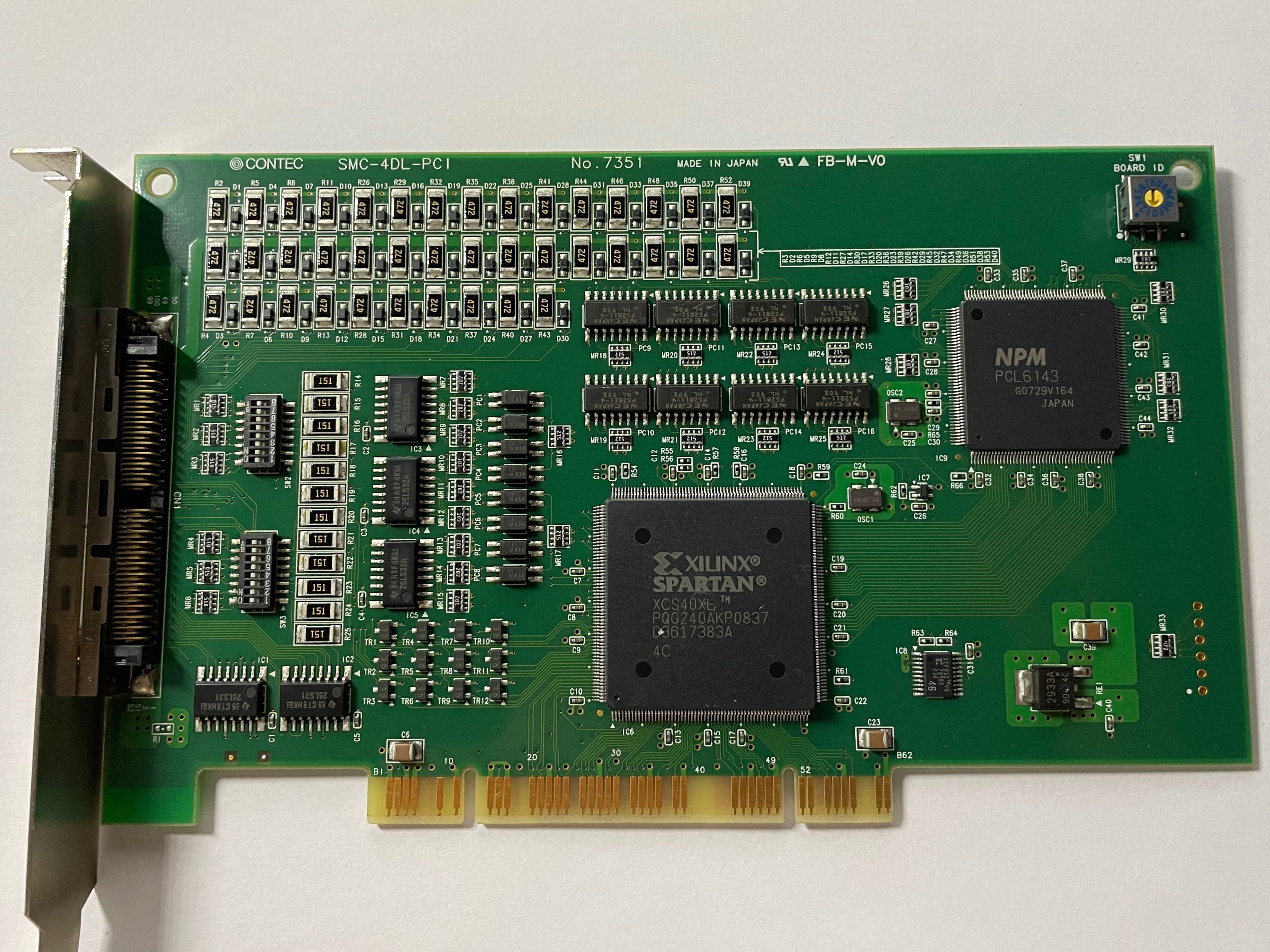 Original CONTEC - Contac SMC - 4DL - PCI Motion Control Card Physical Chart