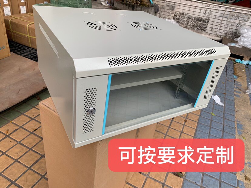 Hard disc recorders special cabinet 6U deepened 600 deep hanging wall mounting switch weak electric cabinet 600x600x300