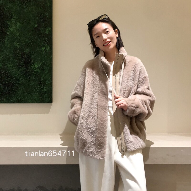 Anchudss Polman! Classic Long-Termism, Sheepskin and Wool Integrated Fur Coat