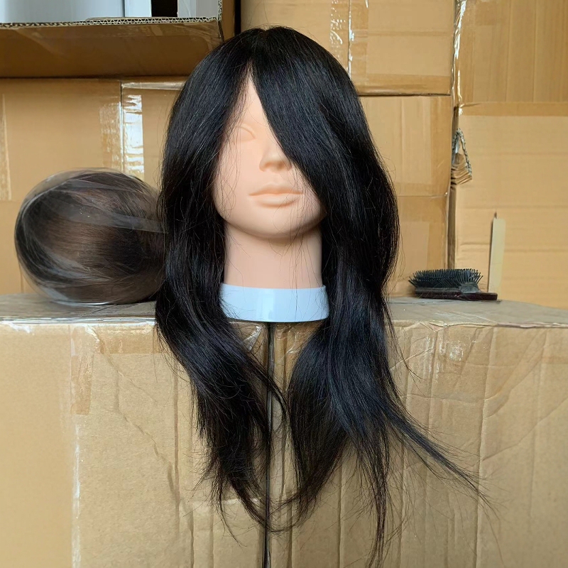 Unpainted Mannequin Head for Hairstyling 16inch Real Hair 100% Human Hair Apprentice Can Perm, Dye, Bleach, Blow Dry, Cut and Style Unpainted Mannequin Head for Hairstyling 16inch Real Hair 100% Human Hair Apprentice Can Perm, Dye, Bleach, Blow Dry, Cut and Style
