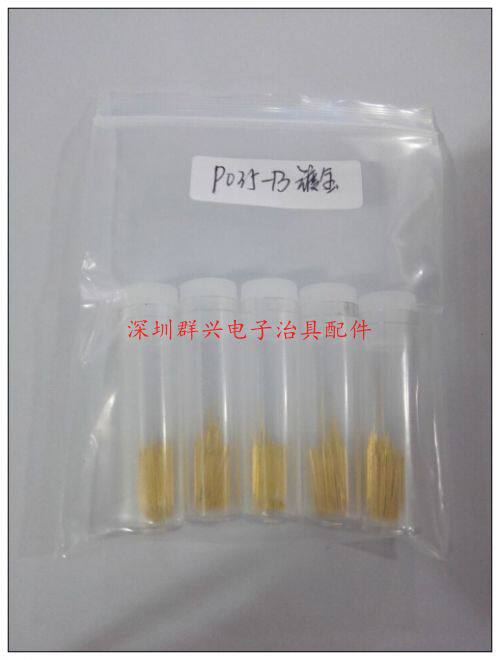 P035-J gold plated P035-F gold plated 50 #-J F 0 35 probe small quadrons straight up round head