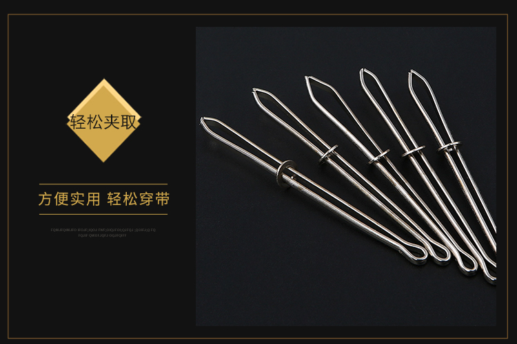 Đàn hồi dây với kẹp thông qua công cụ luồng đai kẹp đeo kim loại dây ròng rọc cụ dây luồng - Công cụ & vật liệu may DIY móc áo len cho người lớn