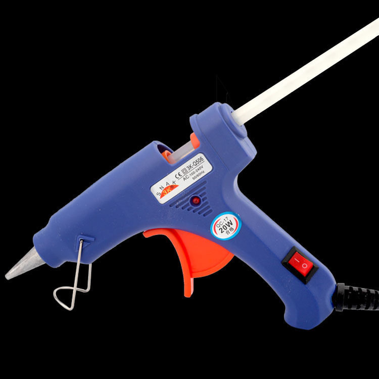 Hot melt adhesive gun small glue gun with switch small glue stick hot glue gun DIY handmade parquet