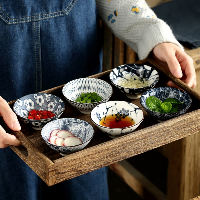 Domeiran Japanese style Japanese style small bowl side dish bowl ceramic sauce small bowl hot pot soup base dipping bowl tea cup wine glass