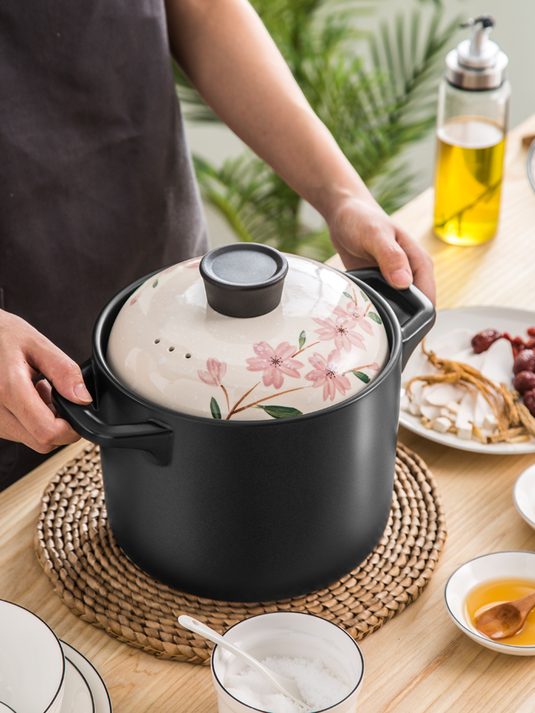 Domiran king size soup casserole Large capacity stew pot Household gas 7 liters open flame soup pot casserole Korean style