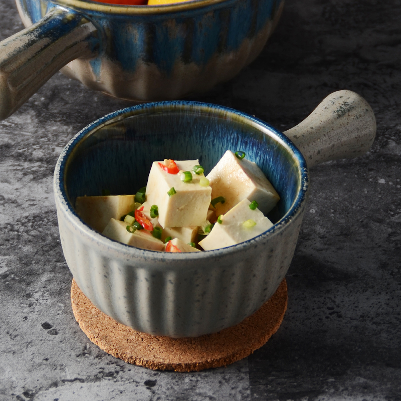 Multi-Medicare with Baking Rice Bowl ceramic noodles Bowl Soup Bowl American Retro Snack Salad Bowl Individuality Rice Bowl