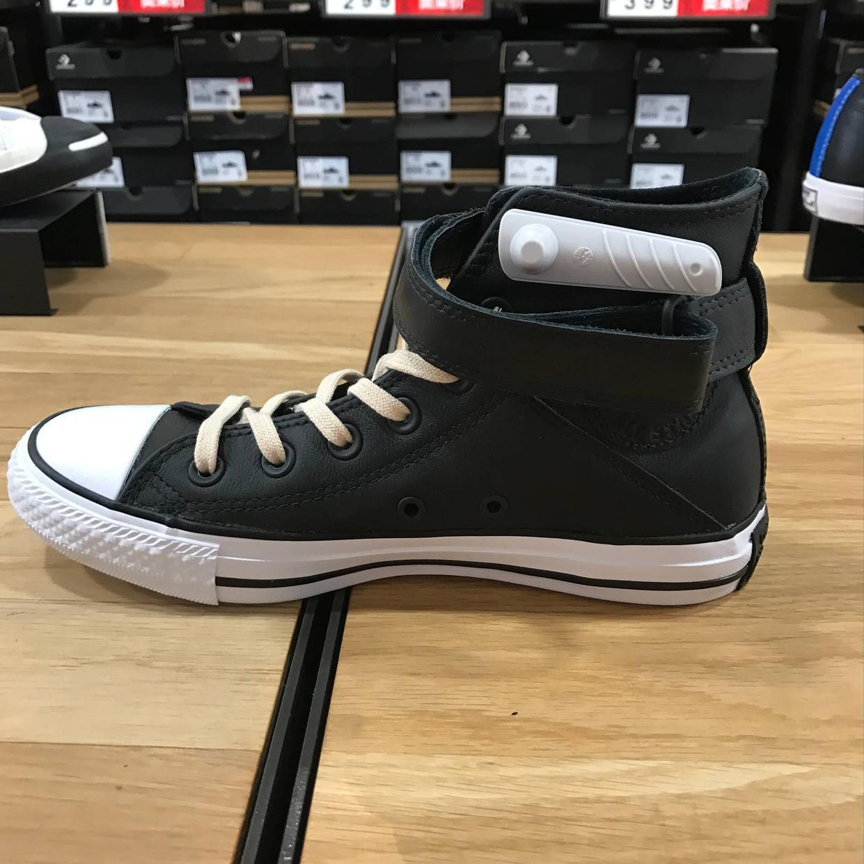 CONVERSE mới Converse hit màu khâu da Velcro cao để giúp giày nữ bình thường 558308C giày thể thao cho bé gái