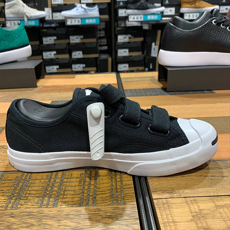 CONVERSE mới Converse velcro mở nụ cười nam nữ thấp để giúp giày vải thoáng khí 160238C160236C giày converse trắng