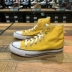 CONVERSE Converse mới tất cả các ngôi sao cổ điển màu xanh cao và thấp giúp nam và nữ giày vải thông thường - Plimsolls