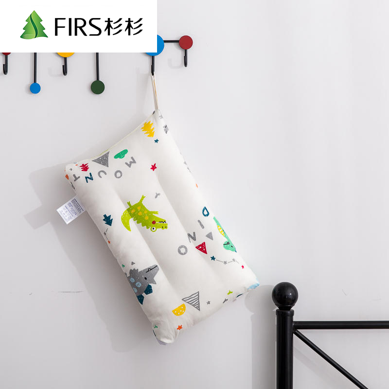 Cotton pillow for children Pure cotton baby pillow Four Seasons universal kindergarten nap pupil pillow core a pair of beat 2