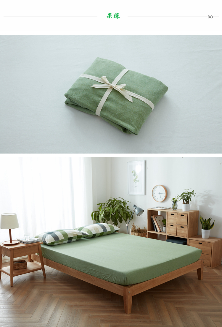 Firs / Firs Bắc Âu Gió (giường sản phẩm duy nhất Li / tờ) cotton rửa tấm bông, bông 1.5m1.8 mét - Khăn trải giường tấm ra trải nệm