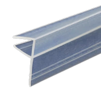 glass door sealing strip door slit windproof stallbar h-shaped no-frame balcony doors and windows outdoor bathroom shower room waterproof adhesive strips
