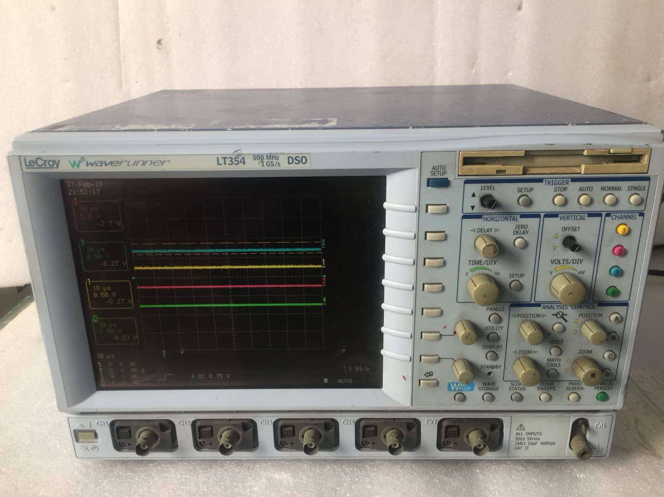 Liko Lecroy LT354 digital oscilloscope 500MHz 4 channel force Section LT354 oscilloscope