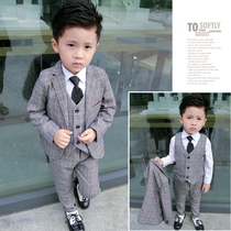 Childrens 2022 spring and autumn suits 3-year-old small and medium-sized baby flower girl dress childrens performance small suit 5 boys piano suit