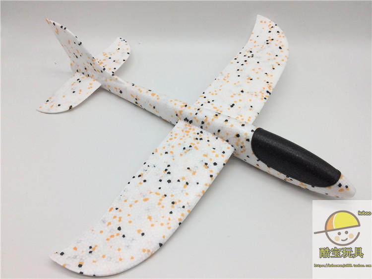 Фрисби 手抛飞机泡沫飞机滑翔机贴花贴纸飞机火焰飞机飞得远投掷儿童玩具 628