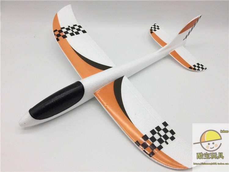 Фрисби 手抛飞机泡沫飞机滑翔机贴花贴纸飞机火焰飞机飞得远投掷儿童玩具 628