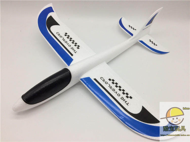 Фрисби 手抛飞机泡沫飞机滑翔机贴花贴纸飞机火焰飞机飞得远投掷儿童玩具 628
