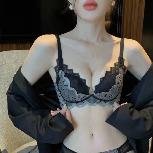 Lucky Visi Woman Sexy Liner Adjusted Lintwear Woman Receives Breast Milk Correction on Prevention of Pure Desire Bra