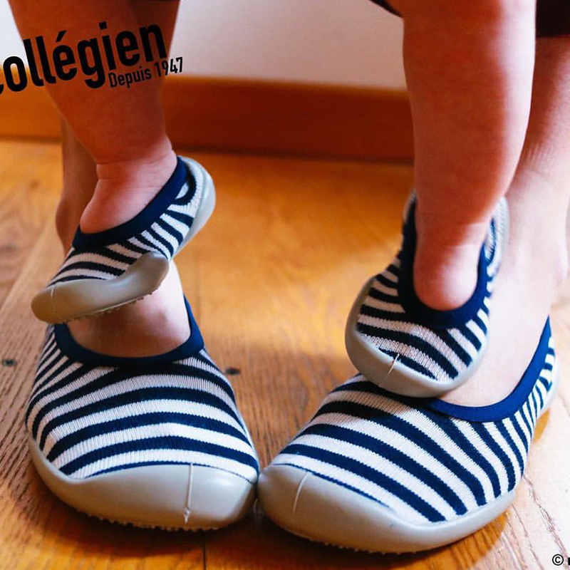 Can be matched with parent-child French Collegien children's shoes and socks non-slip indoor shoes shoes soft bottom shallow mouth dance shoes baby