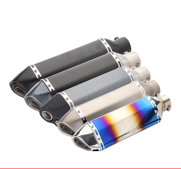 Xe máy thể thao sửa đổi xe Huanglong 600 ngày pipe ống xả Fuxi Kawasaki xe phân khối lớn đua xe lục giác phổ quát - Ống xả xe máy bô xe máy honda