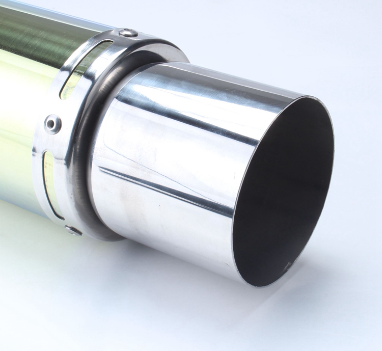 Xe máy ống xả lớn Ống xả ma thuật Xe thể thao thẳng sửa đổi giai điệu 125 150 thép không gỉ - Ống xả xe máy ống pô xe máy