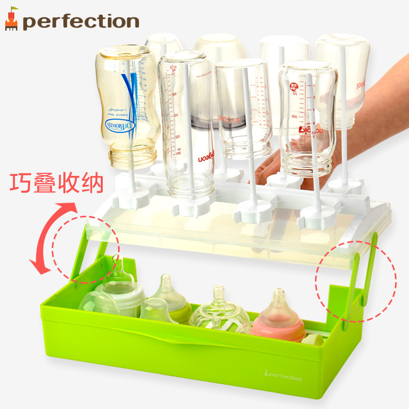 Korean original baby bottle drying rack Dust-proof drainage hanger Drying drying rack Water collection bracket