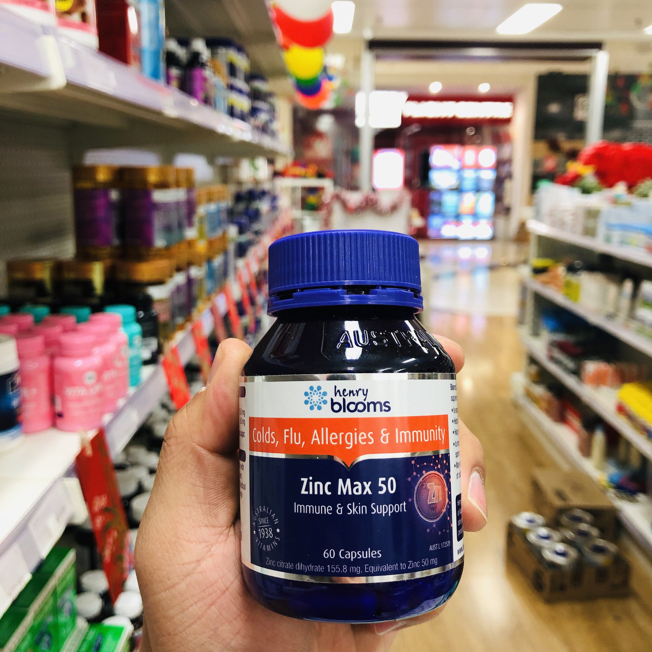 Australia Direct Mail Blooms Maintains Leading Male Private Part Health Zinc Supplement Tablets Strong Zinc Supplement Capsule