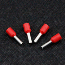 Insulated hollow terminal cold pressed terminal pin type tube type insulated terminal E1508-1000 only