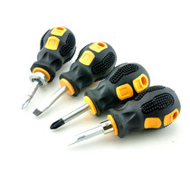Miniature screwdriver Cross word dual-use telescopic screwdriver Small radish screwdriver Mini ultra-short screwdriver