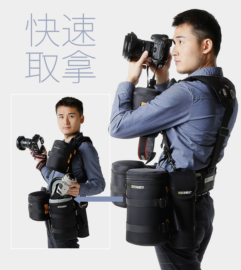 Anno Siegel SLR ống kính máy ảnh túi / thùng / thùng Canon Photography đai lót túi lưu trữ bảo vệ tay - Phụ kiện máy ảnh kỹ thuật số