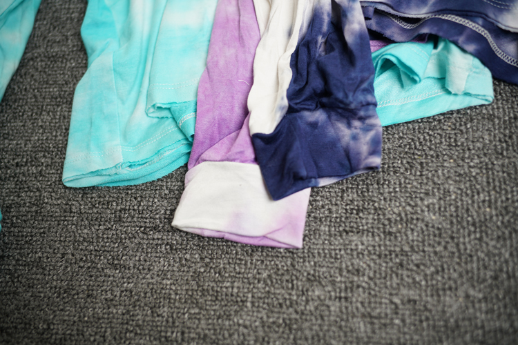 Phần mỏng terry của phụ nữ đoạn ngắn smudge thể thao trùm đầu dài tay áo thun áo len hoodie CA1-R686 áo hoodie cute