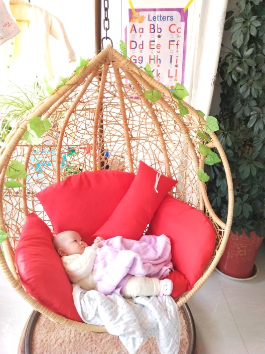 Mây đu mây giỏ, đồ gỗ ngoài trời, đồ nội thất patio, 2012 mới mây ghế rocking chair, nhà máy bán hàng trực tiếp