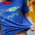 Li Ning áo thun ngắn tay nam 2019 thời trang nam đích thực hàng loạt áo sơ mi logo lớn mùa hè nửa tay - Áo phông thể thao áo ba lỗ nam tập gym Áo phông thể thao