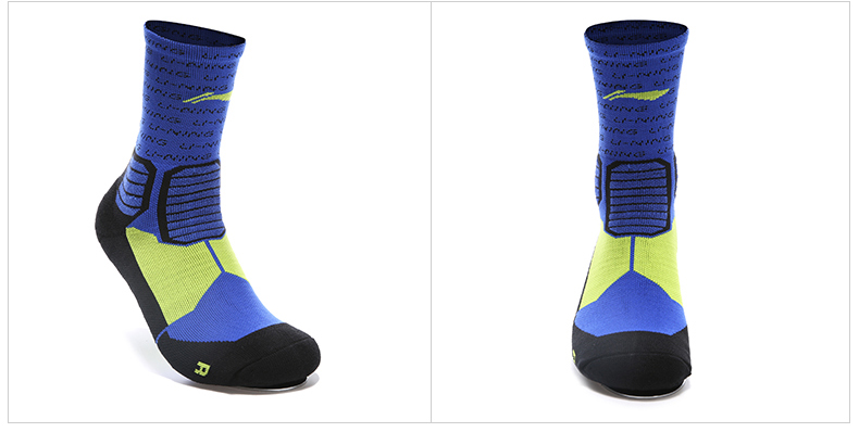Li Ning vớ bóng rổ độ ẩm wicking vớ thể thao trong vớ thở và khô nhanh đào tạo vớ dày ấm khăn vớ size tất adidas