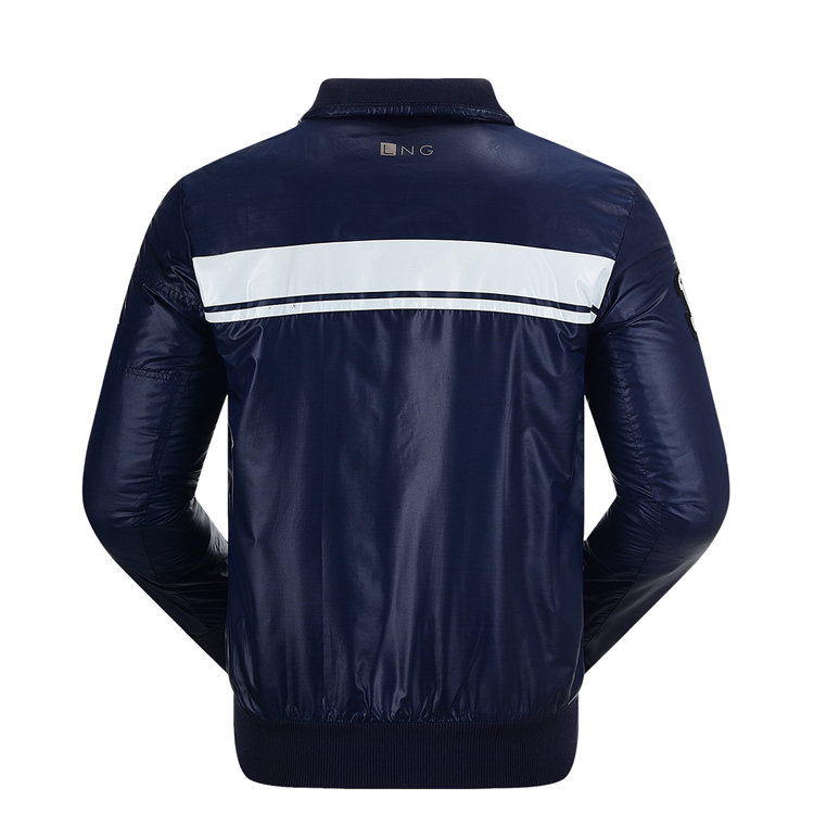 Li Ning ngắn cotton chính hãng giải phóng mặt bằng thể thao nam cuộc sống ấm áp cổ áo giản dị áo sơ mi thể thao nam áo lông vũ nữ